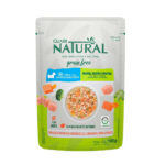 Ração Úmida Guabi Natural Grain Free para Cães de Todas as Idades e Portes Sabor Frango, Salmão e Vegetais 100g