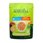 Ração Úmida Guabi Natural para Cães de Todas as Idades e Portes Sabor Carne Bovina, Arroz Integral e Vegetais 100g