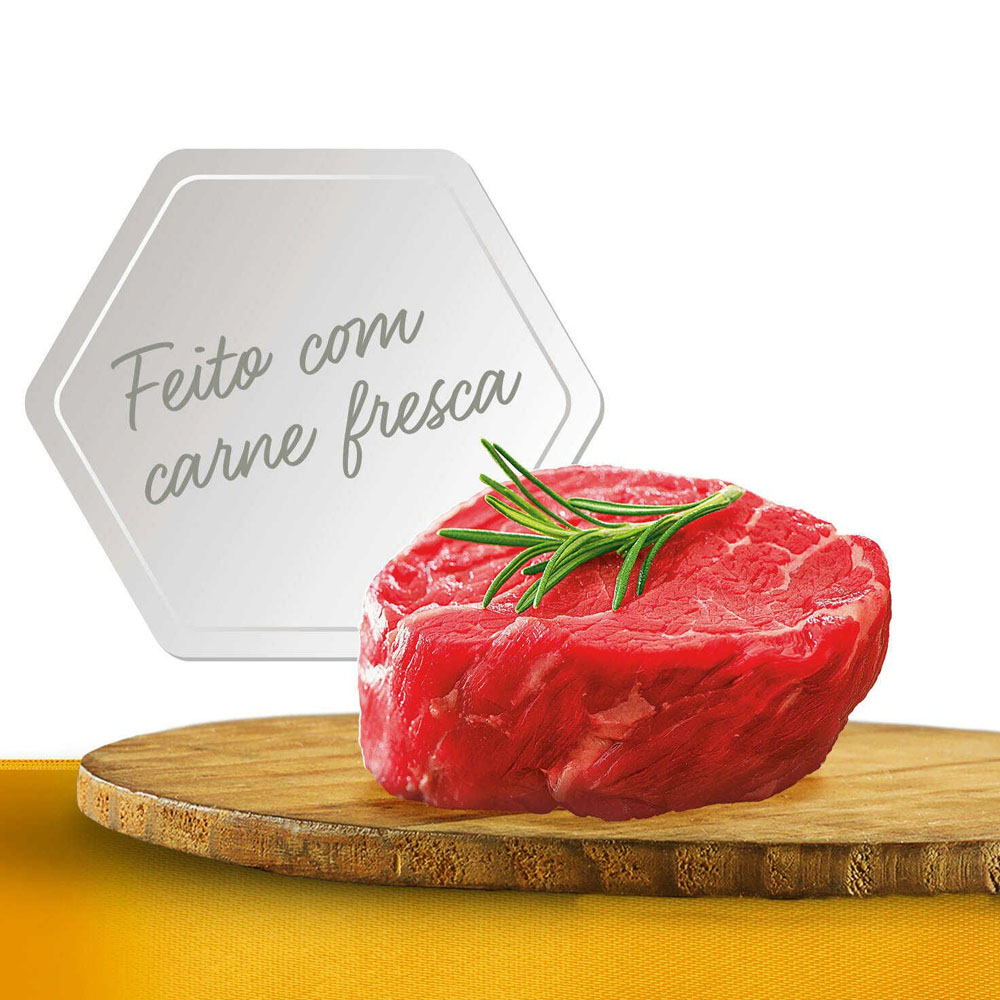 Ração Fórmula Natural Fresh Meat para Gatos Castrados Sabor Carne, Batata-Doce e Cúrcuma 1Kg Adimax