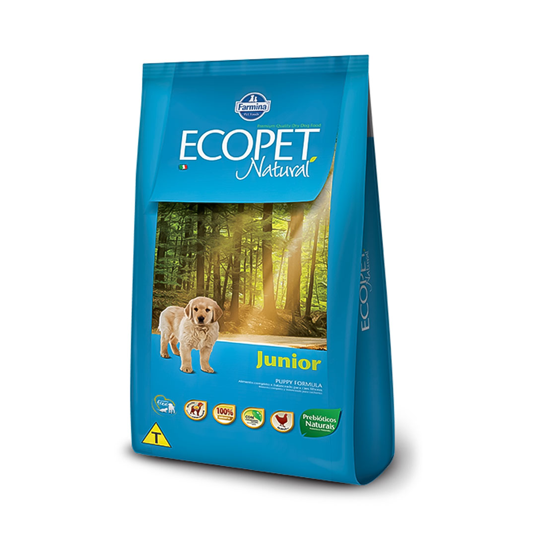 Ração Farmina Ecopet Natural para Cães Filhotes 15Kg