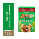 Ração Úmida Dog Chow para Cães Adultos Sabor Carne ao Molho 100g